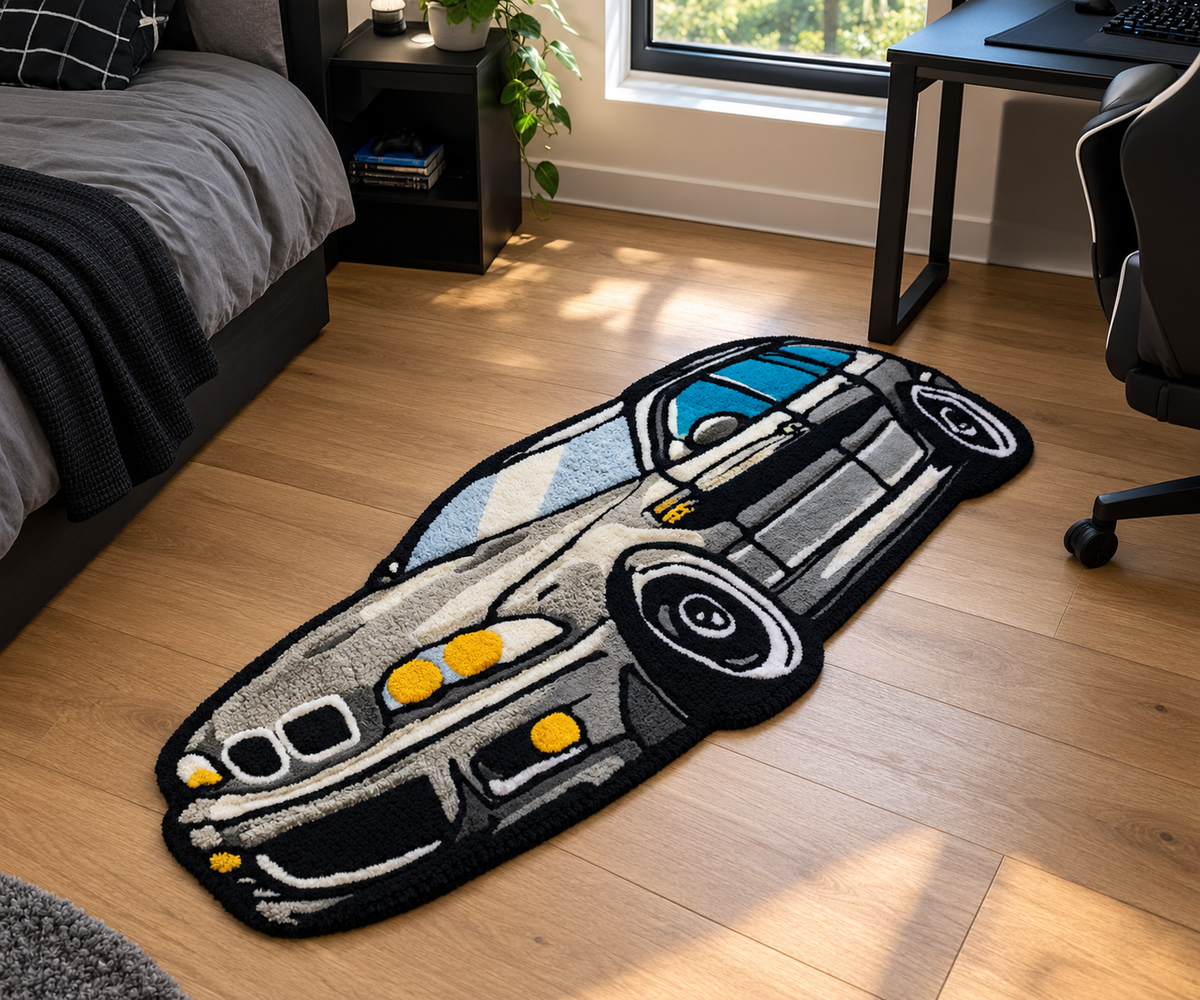 Sports Car Rug